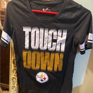 Team Apparel Kids Black and Gold Touchdown Tee